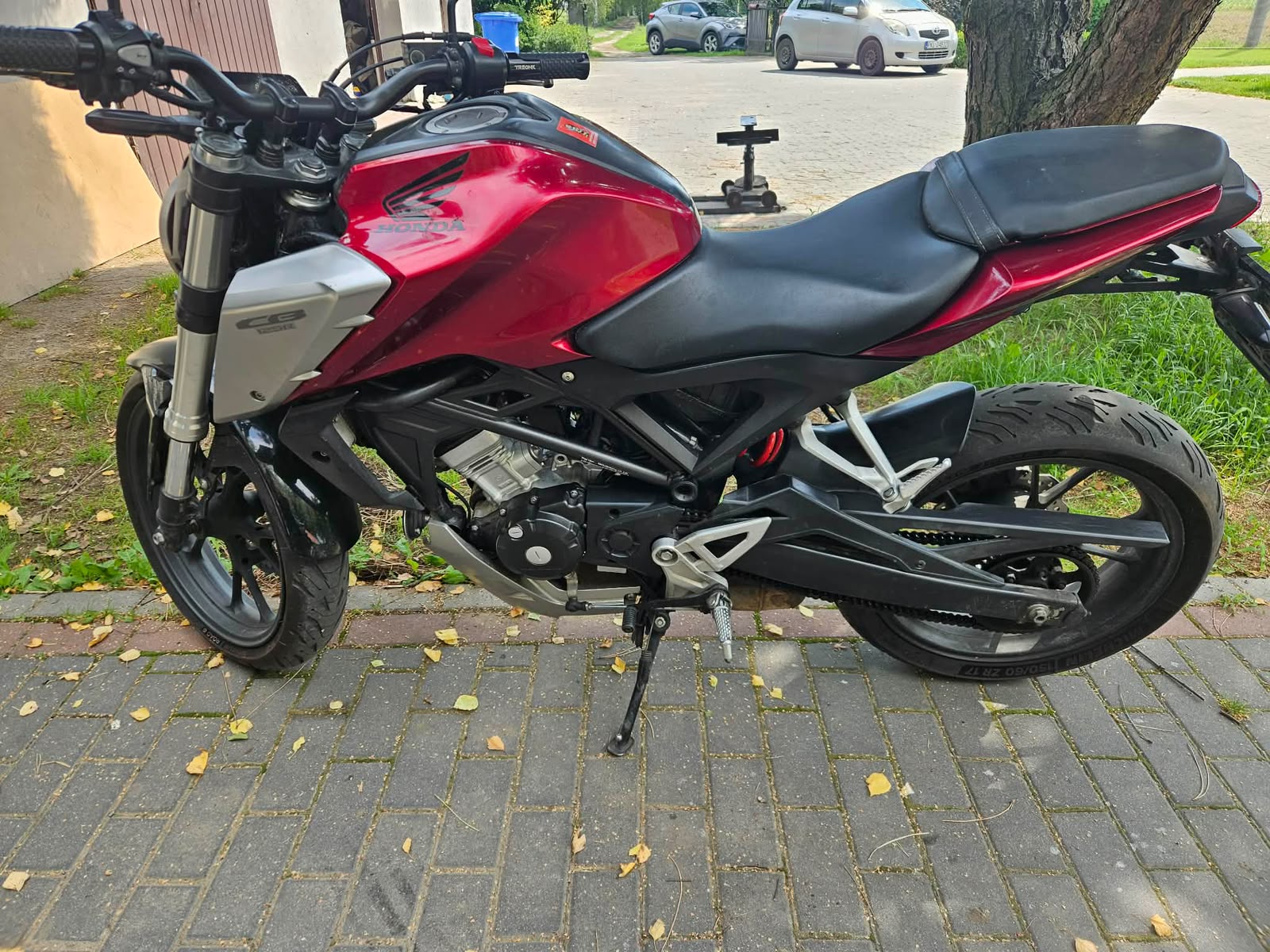 Honda CB 125R po przeglądzie technicznym