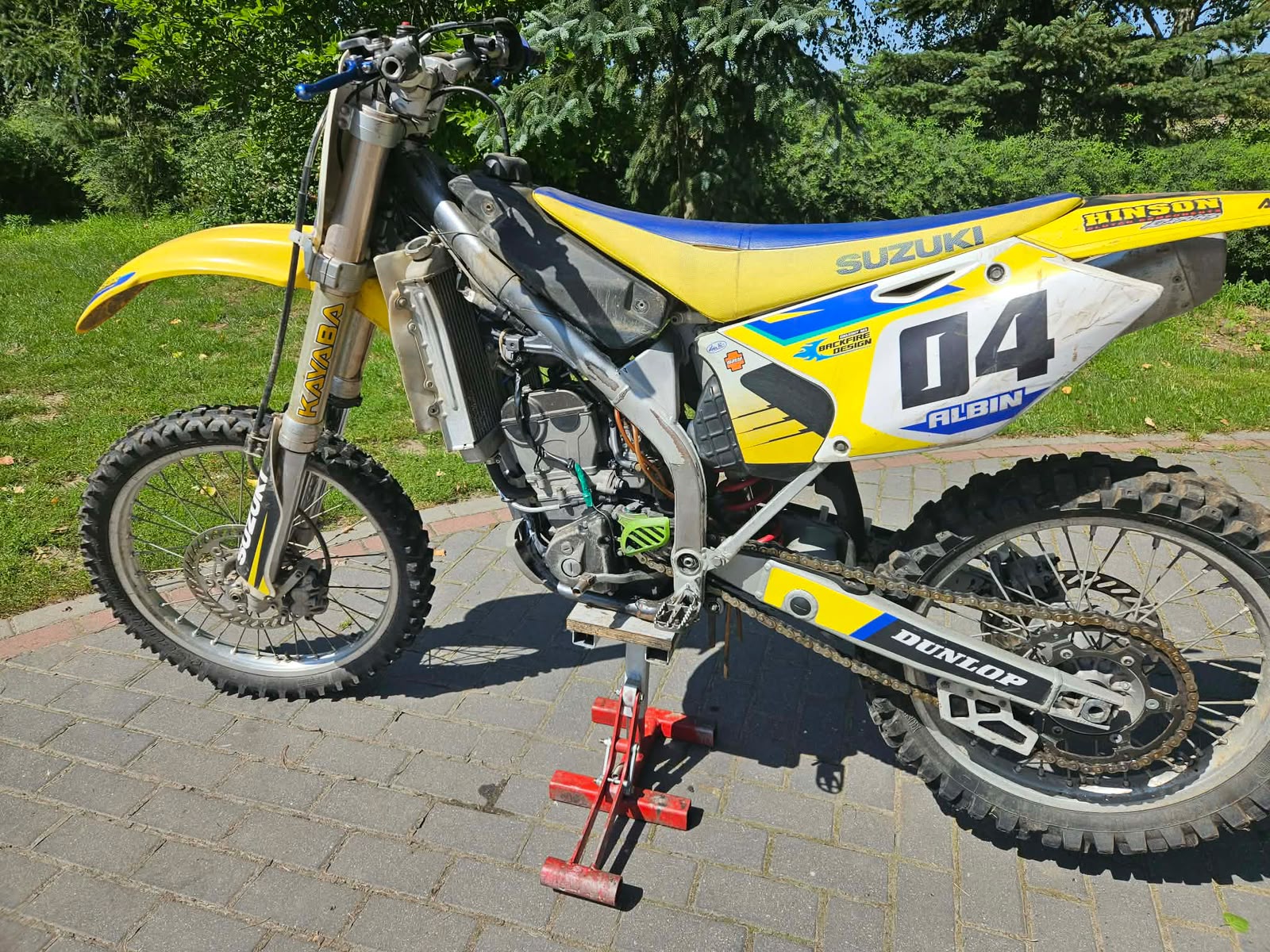 Suzuki RM-Z 250 przygotowane do sezonu MX